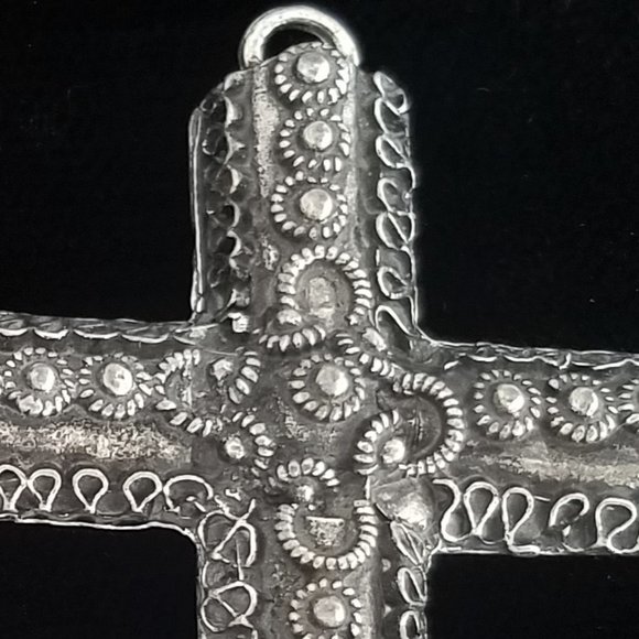 1-of-a-kind CROSS Pendant pewter lead free - Picture 3 of 5